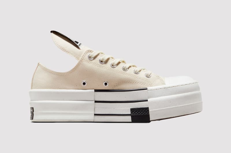 converse rick owens new dbl drkstar sneakers images release date