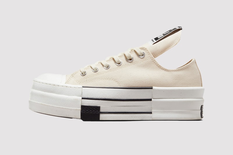 converse rick owens new dbl drkstar sneakers images release date