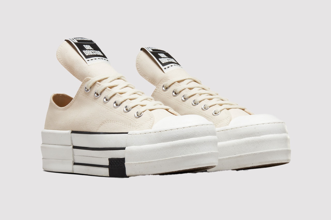 converse rick owens new dbl drkstar sneakers images release date