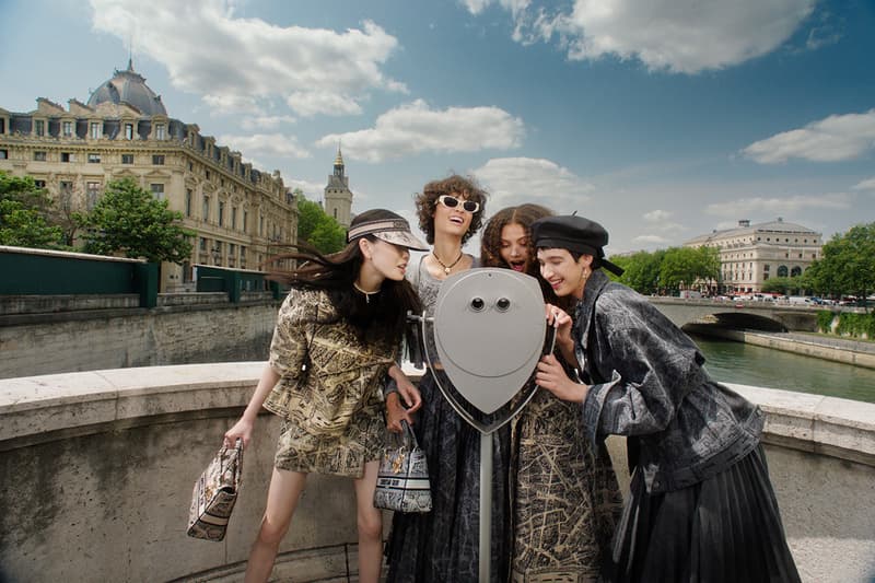 dior fall winter 2023 plan de paris elaine constantine Maria Grazia Chiuri dresses trench coats bucket hats