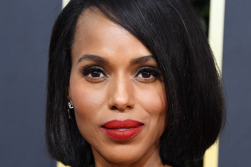 We're Absolutely Sure That Kerry Washington's Gold Chrome Nails Are Beyonce-Coded