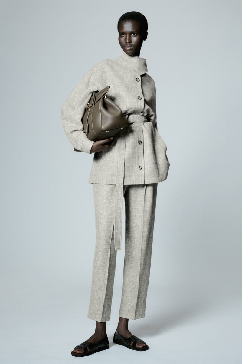 loro piana spring summer 2024 japan milan fashion week Via dei Giardini craftsmanship denim silk block print cashmere knit capes