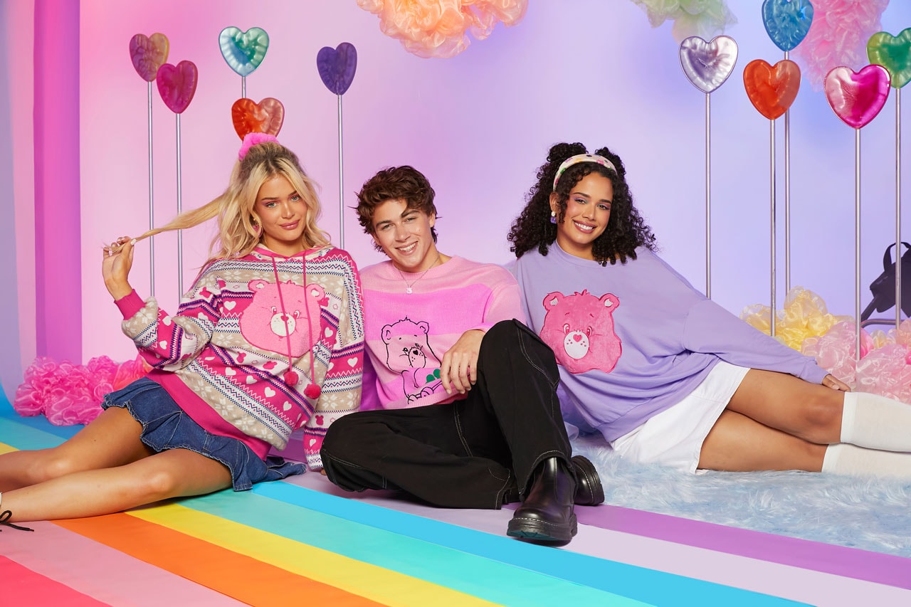 shein care bears collection collaboration fuzzy fun colorful retro 80s party halloween fall autumn seasonal festive cozy flannels black and orange back to school 