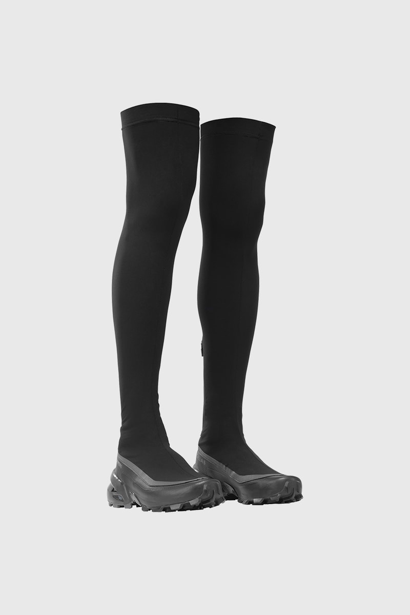 salomon mm6 maison margiela sock boots shoes tights vests black white