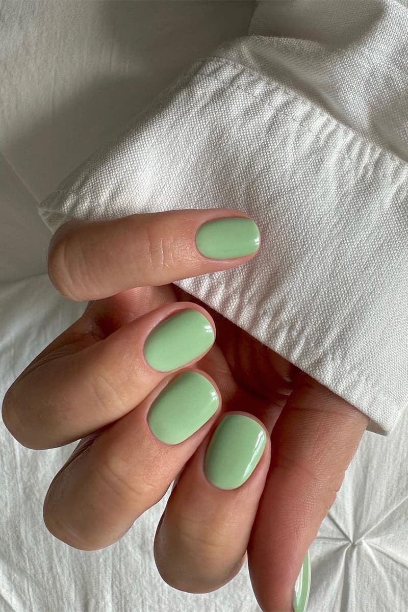 Matcha-Latte Nails TikTok Fall Manicure Trend Photos-Instagram