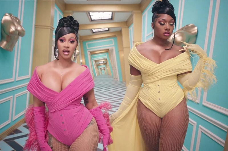 Megan Thee Stallion Cardi B Multicolored Ringlets Curls Bongos 