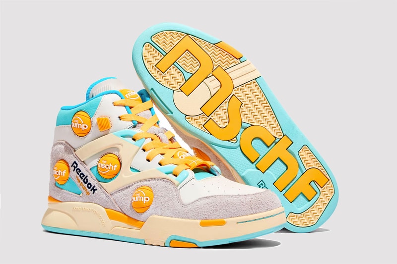 mschf reebok wild pump omni zone IX collaboration sneakers footwear release information price where to buy