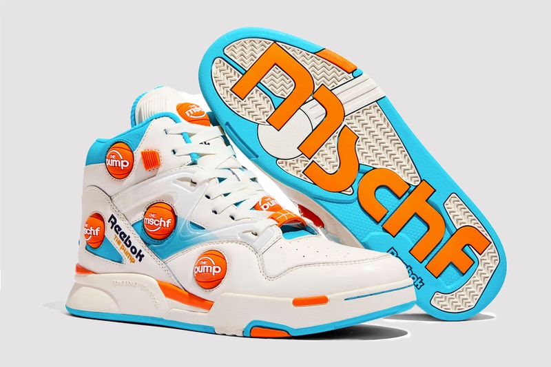 mschf reebok wild pump omni zone IX collaboration sneakers footwear release information price where to buy