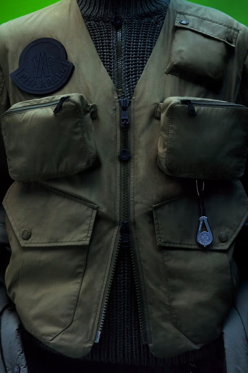moncler pharrell williams outerwear collaboration jackets vests pants