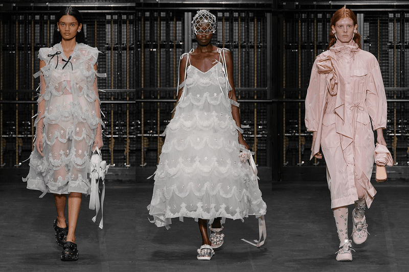 Simone Rocha SS24 Unveils a Pearl Studded Crocs Collab