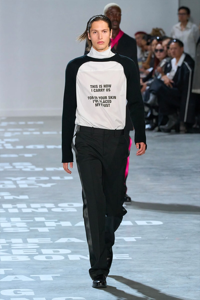 helmut lang spring summer 2024 new york fashion week pierce abernathy alex consani peter do 