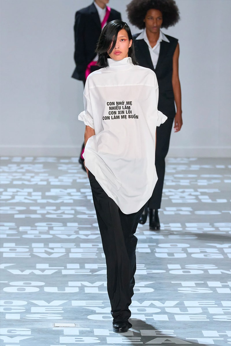 helmut lang spring summer 2024 new york fashion week pierce abernathy alex consani peter do