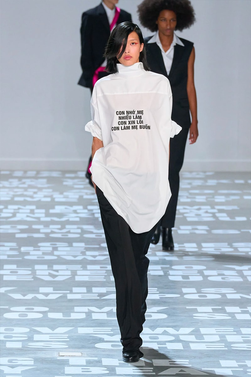 helmut lang spring summer 2024 new york fashion week pierce abernathy alex consani peter do 