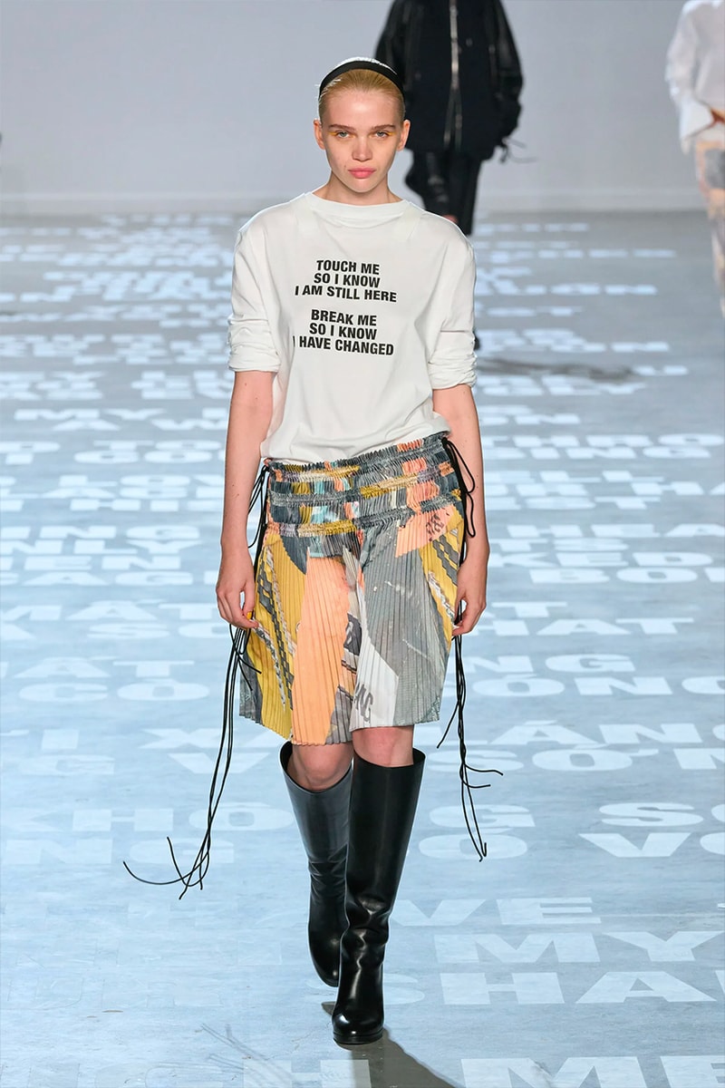 helmut lang spring summer 2024 new york fashion week pierce abernathy alex consani peter do