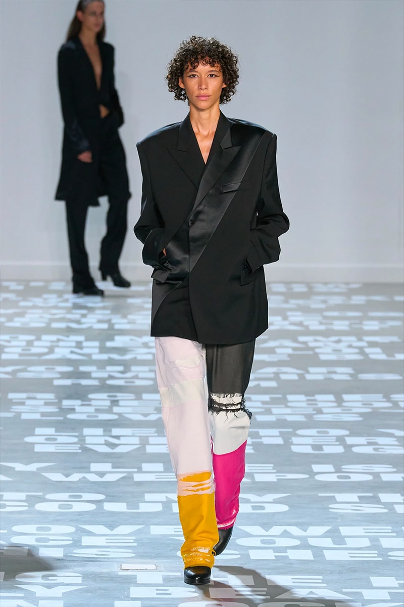 helmut lang spring summer 2024 new york fashion week pierce abernathy alex consani peter do