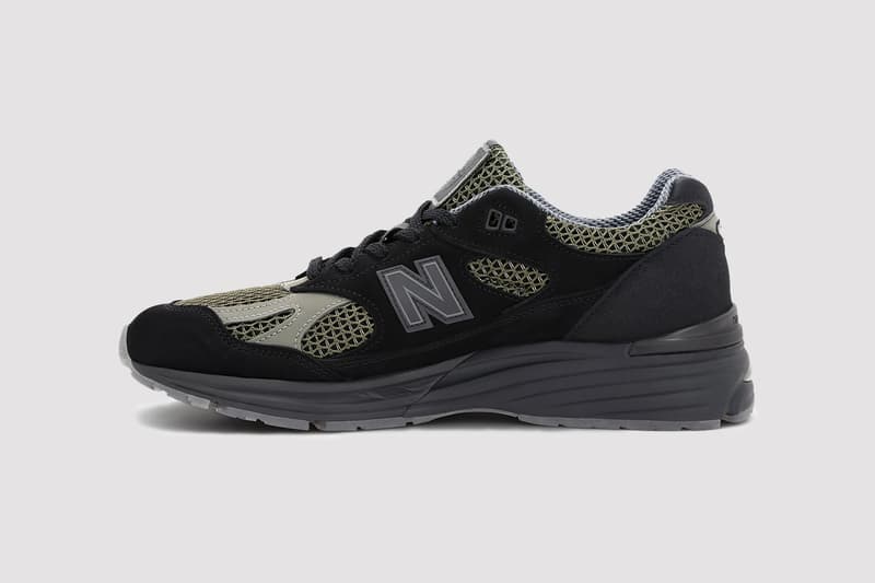 stone island new balance made in UK 991v2 sneakers collaboration where to buy footwear price release information