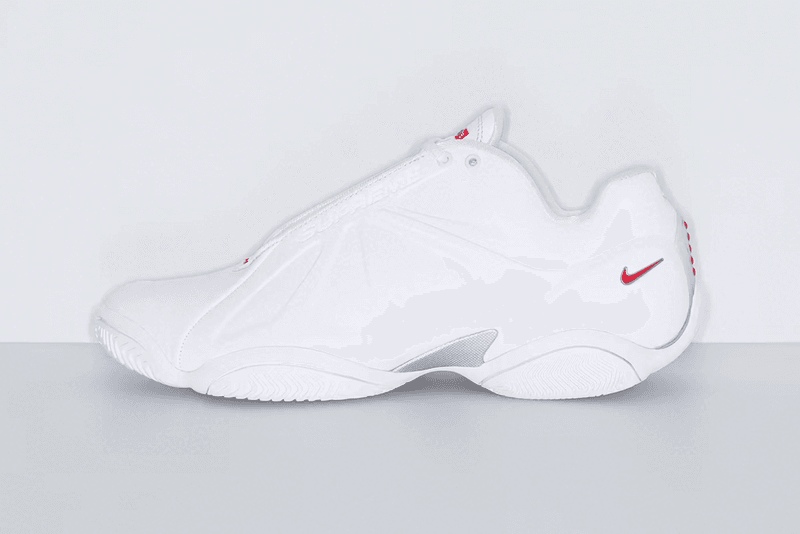 supreme nike courtposite footwear sneakers 