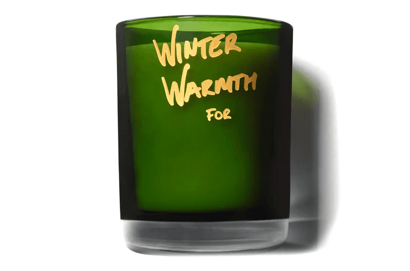 drake candle brand winter warmth fragrance green
