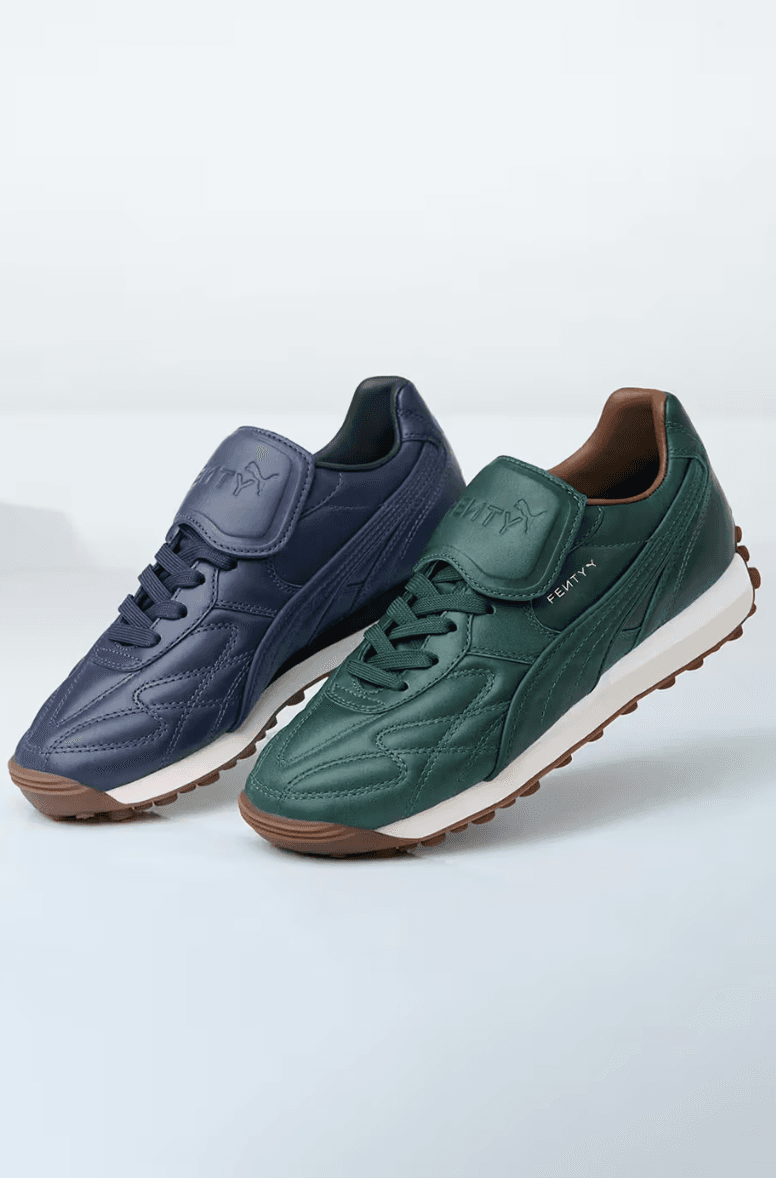 fenty puma avanti sneaker blue green rihanna