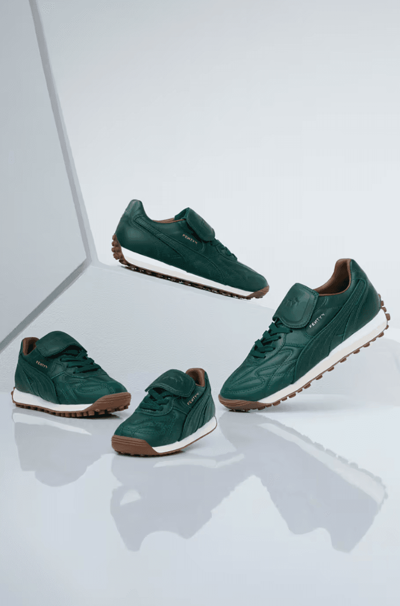 fenty puma avanti sneaker blue green rihanna