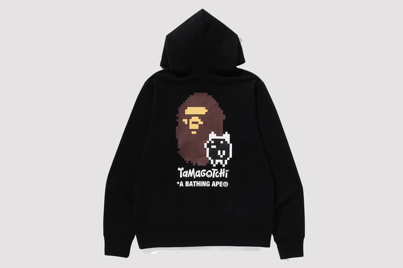 a bathing ape tamagotchi collaboration bape t-shirts hoodies where to buy 