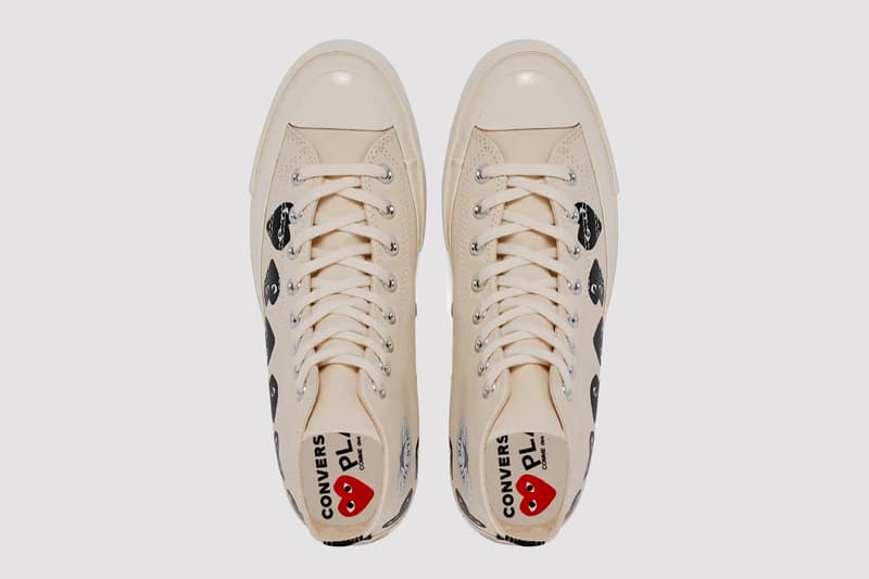 COMME des GARÇONS Play  Converse  Chuck 70 footwear collaboration sneakers release info where to buy 