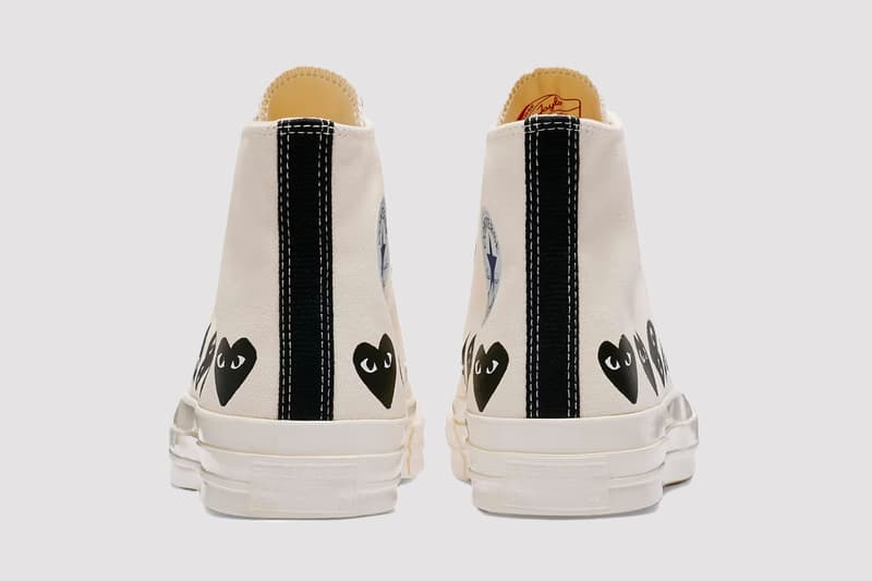 COMME des GARÇONS Play  Converse  Chuck 70 footwear collaboration sneakers release info where to buy 