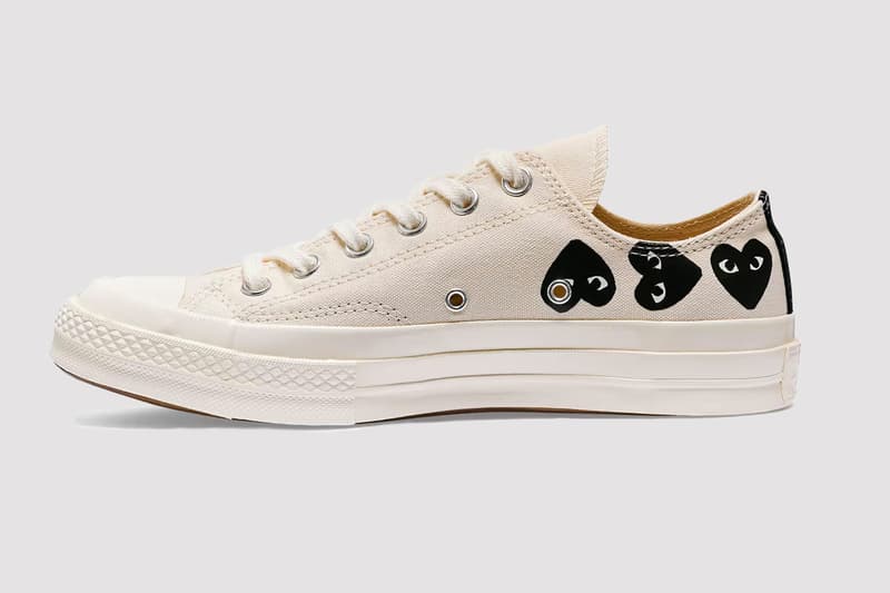 COMME des GARÇONS Play  Converse  Chuck 70 footwear collaboration sneakers release info where to buy 