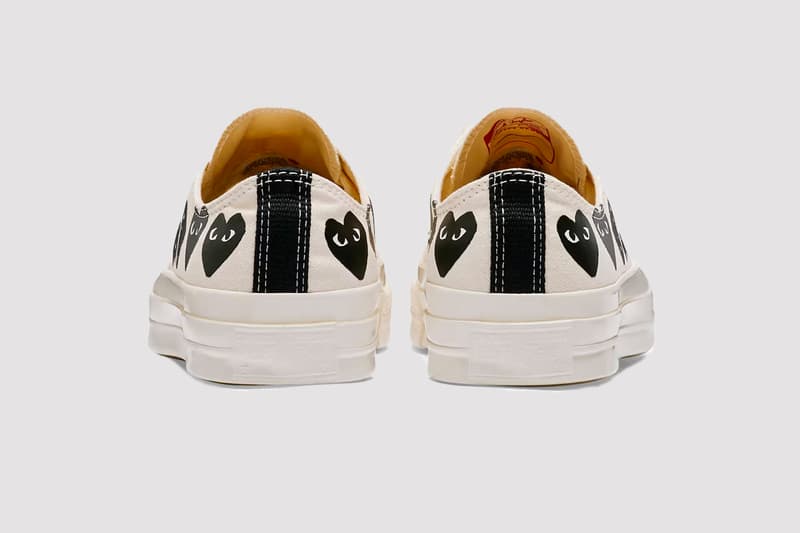 COMME des GARÇONS Play  Converse  Chuck 70 footwear collaboration sneakers release info where to buy 