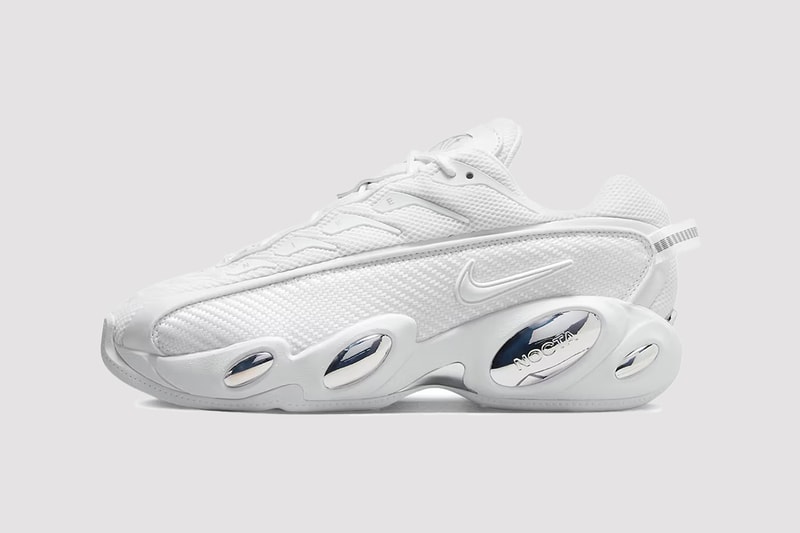 drake nike nocta glide "white chrome" sneakers footwear where to buy release price information