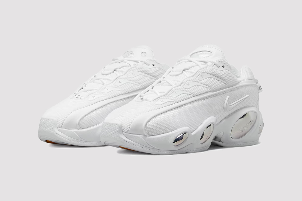 drake nike nocta glide "white chrome" sneakers footwear where to buy release price information