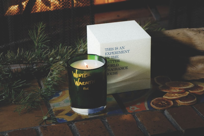 drake candle brand winter warmth fragrance green