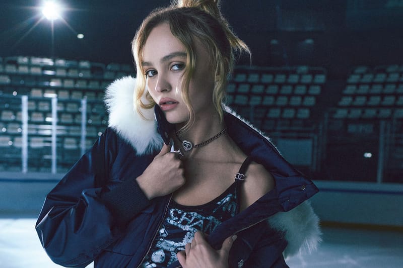 Lily-Rose Depp Channels Her Inner Ice Skater for Chanel