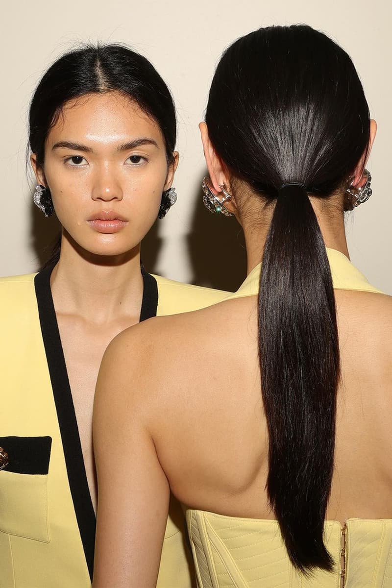 Paris Fashion Week Hair Hairstyle Ponytail Trend Photos