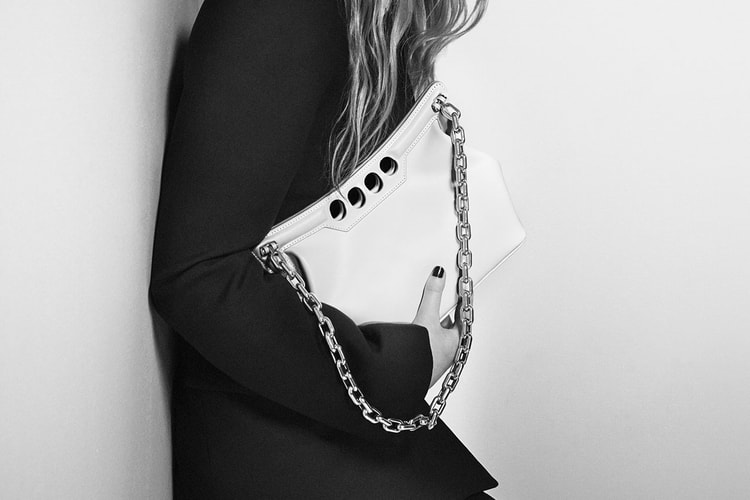 Alexander McQueen Launches The Peak Bag With Elle Fanning