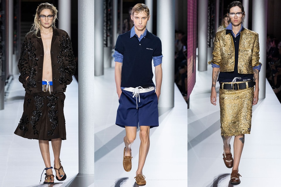 Gigi Hadid Kicks Off New York Fashion Week in an All-Leather Look