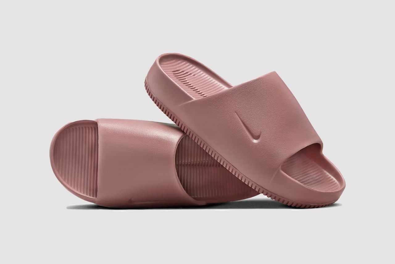 nike calm slide rose whisper footwear shoes release information price where to buy 