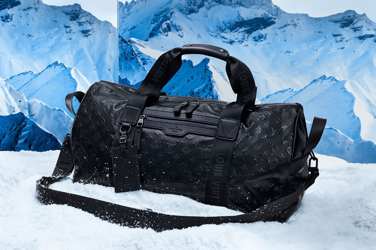 louis vuitton ski collection bags shearling jackets puffer boots