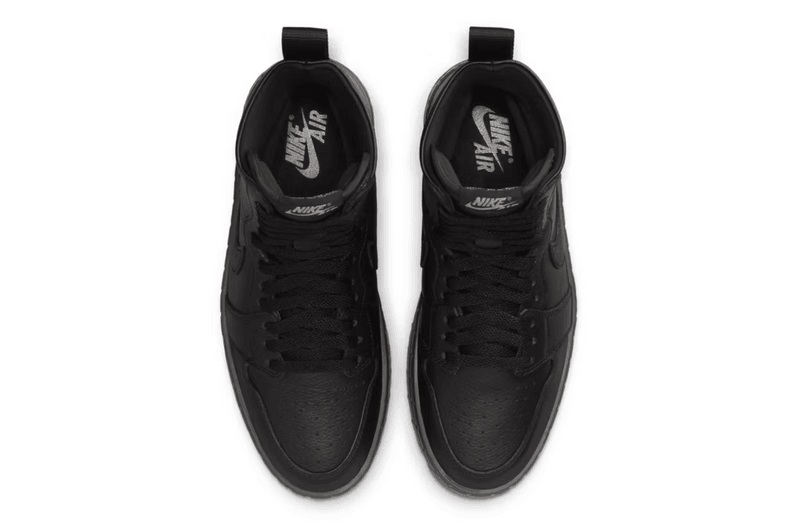 nike jordan brand boot platform black shoe logo