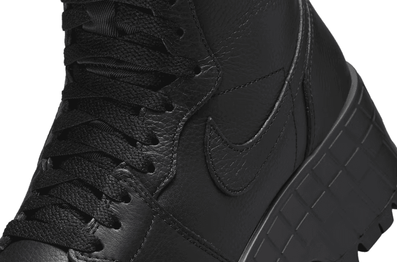 nike jordan brand boot platform black shoe logo