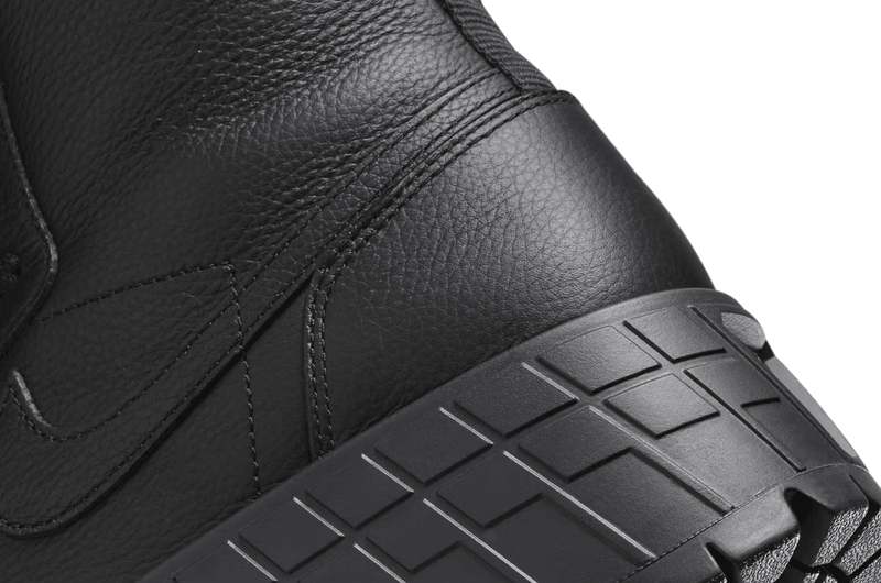 nike jordan brand boot platform black shoe logo