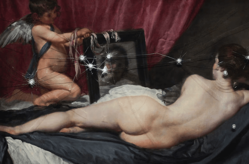 climate activists just stop oil painting glass portrait gallery london