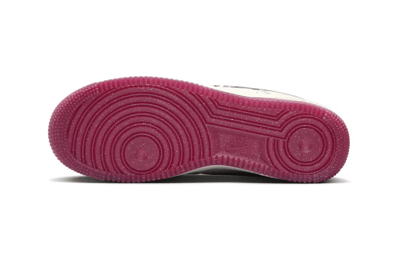 nike valentine's day air force 1 cortez sneaker red pink white