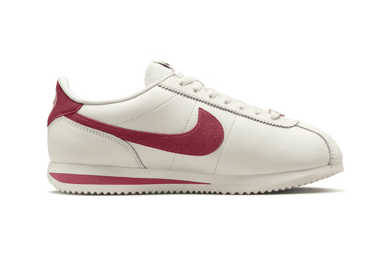nike valentine's day air force 1 cortez sneaker red pink white