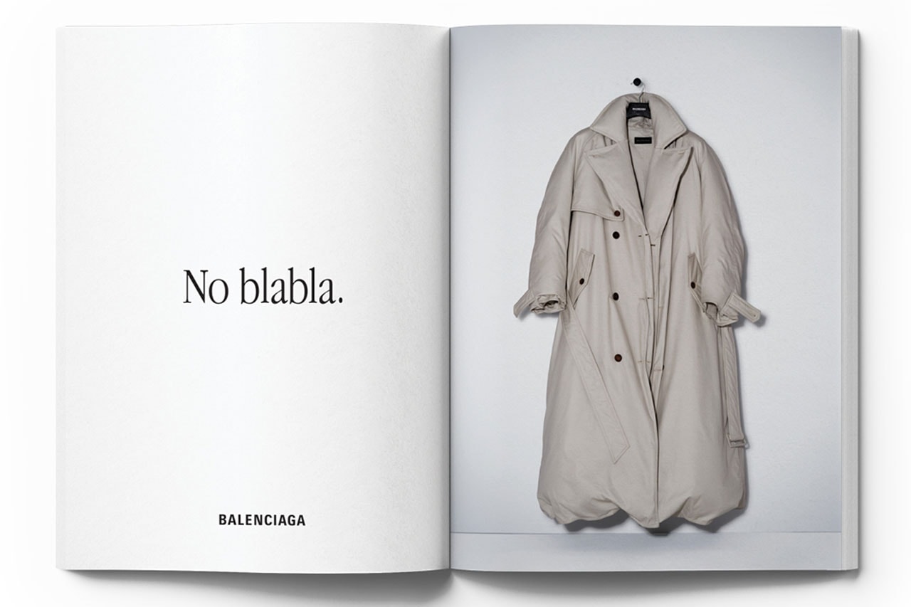 balenciaga campaign shoes trousers boots jackets book 