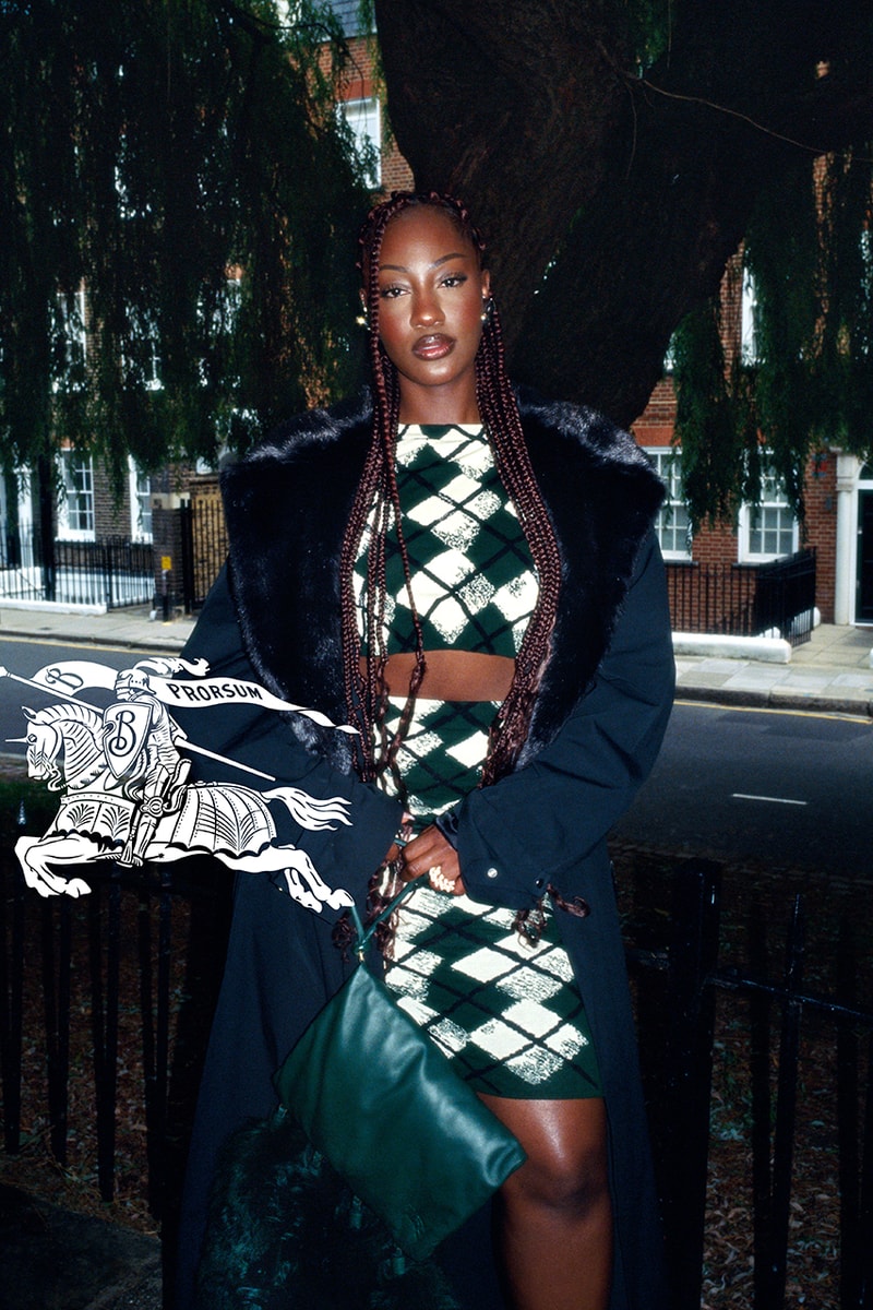 burberry campaign spring ramla ali iris law jourdan dunn tems scarves coats