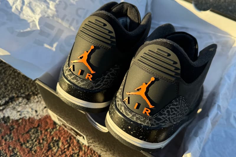 nike jordan brand air jordan 3 fear new release drop footwear 2023 ten year 