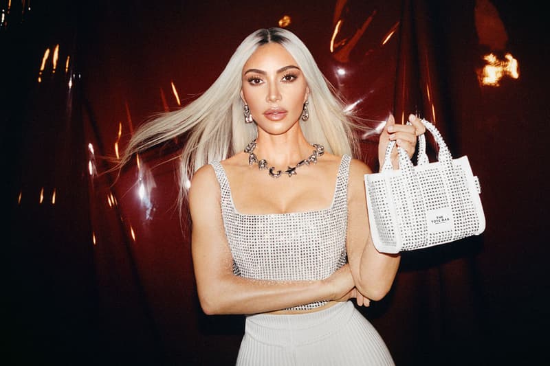 kim kardashian marc jacobs resort winter campaign dresses sparkly