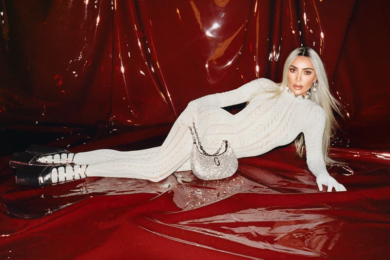 kim kardashian marc jacobs resort winter campaign dresses sparkly