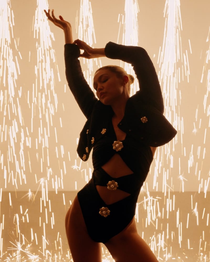 Gigi Hadid, self-portrait, Reunite, RESORT 2024,